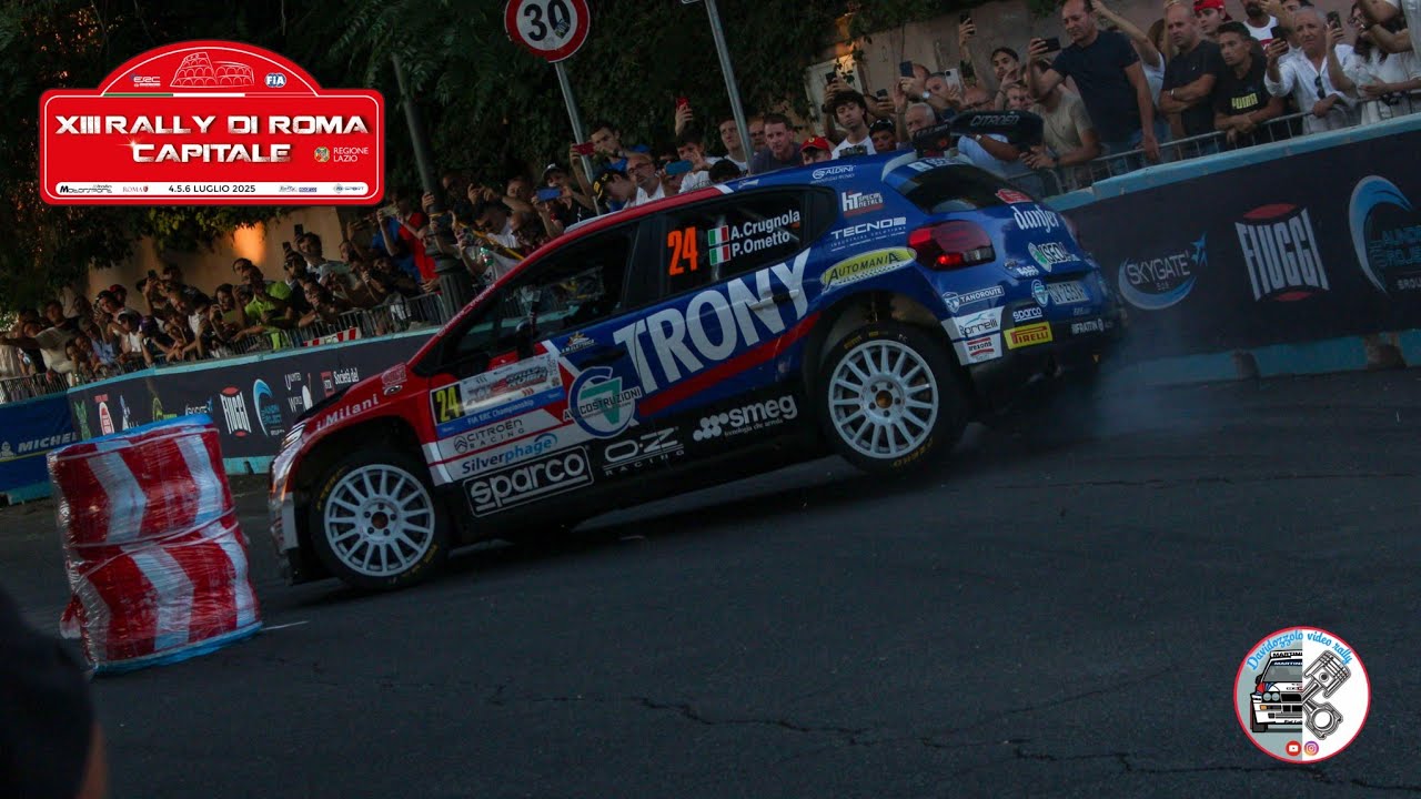 Rally Roma Capitale 2025 show & Mistake in SS1 