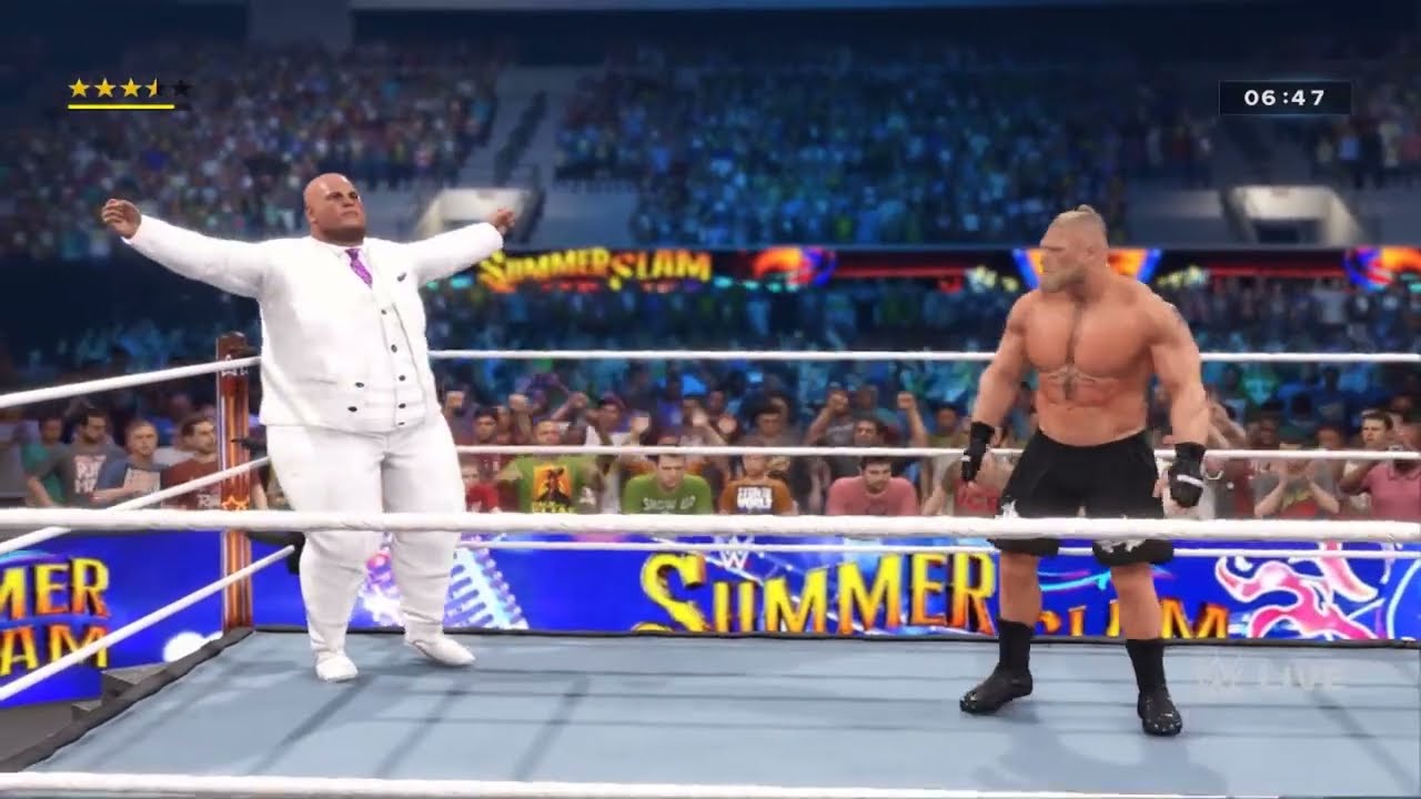 WWE 2K23 - Brock Lesnar vs Kingpin - FULL MATCH | WWE Feb 29, 2024