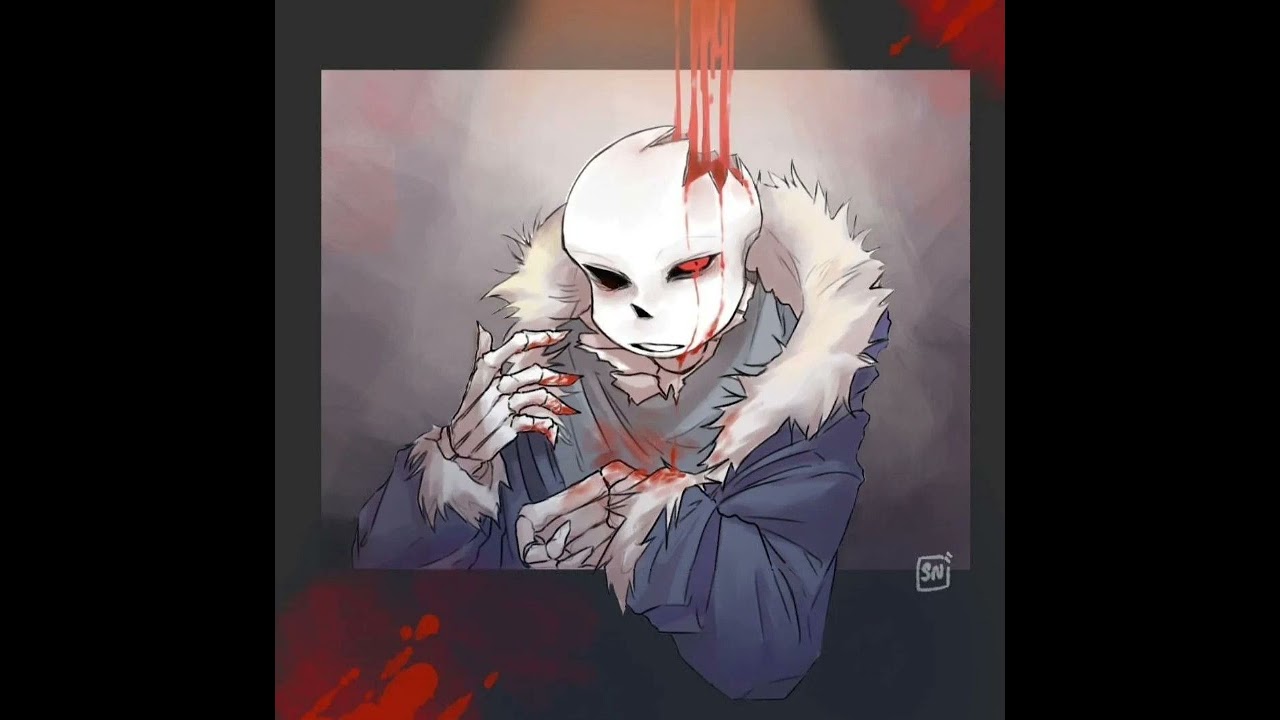 Horror sans x listener(requested by @Phury-jz2wv )(you grab his jacket).
