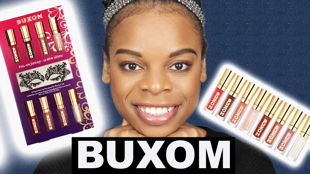 BUXOM Full-On Fantasy Lip Plumping Kit Lip Gloss Swatches | PuckerUpBabe