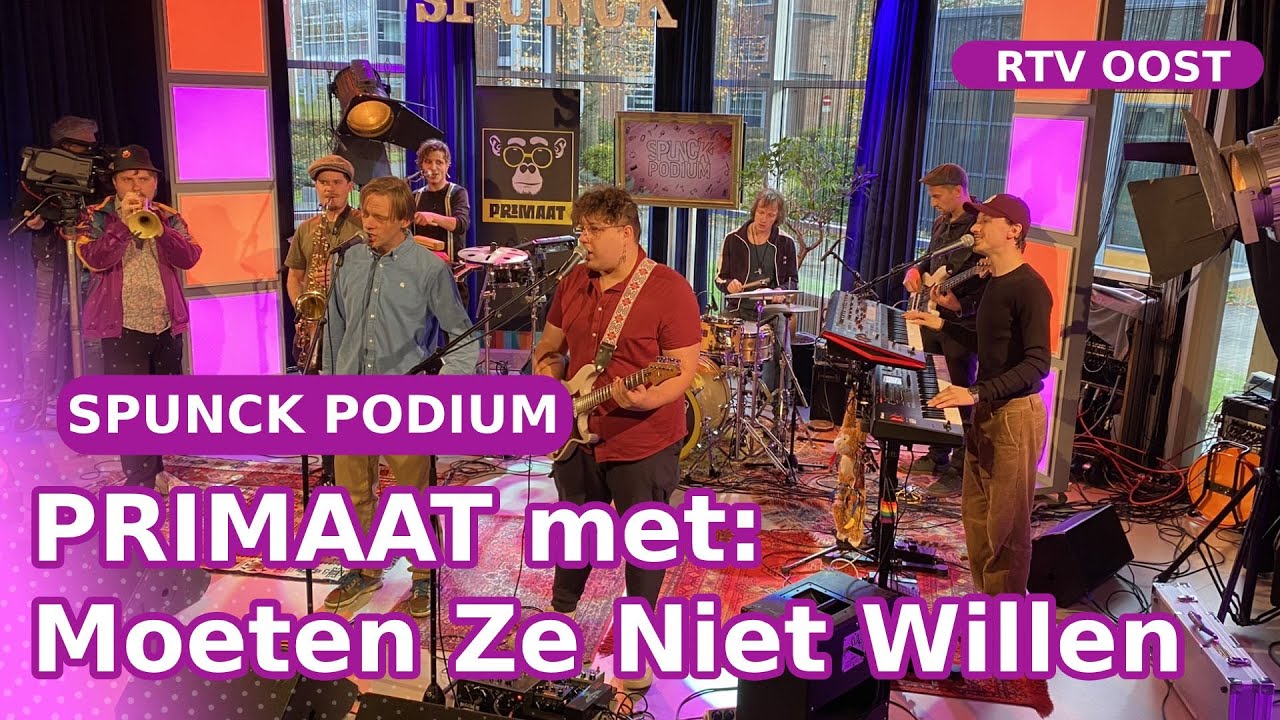 PRIMAAT swingt met Moeten Ze Niet Willen op het | SPUNCK Podium
