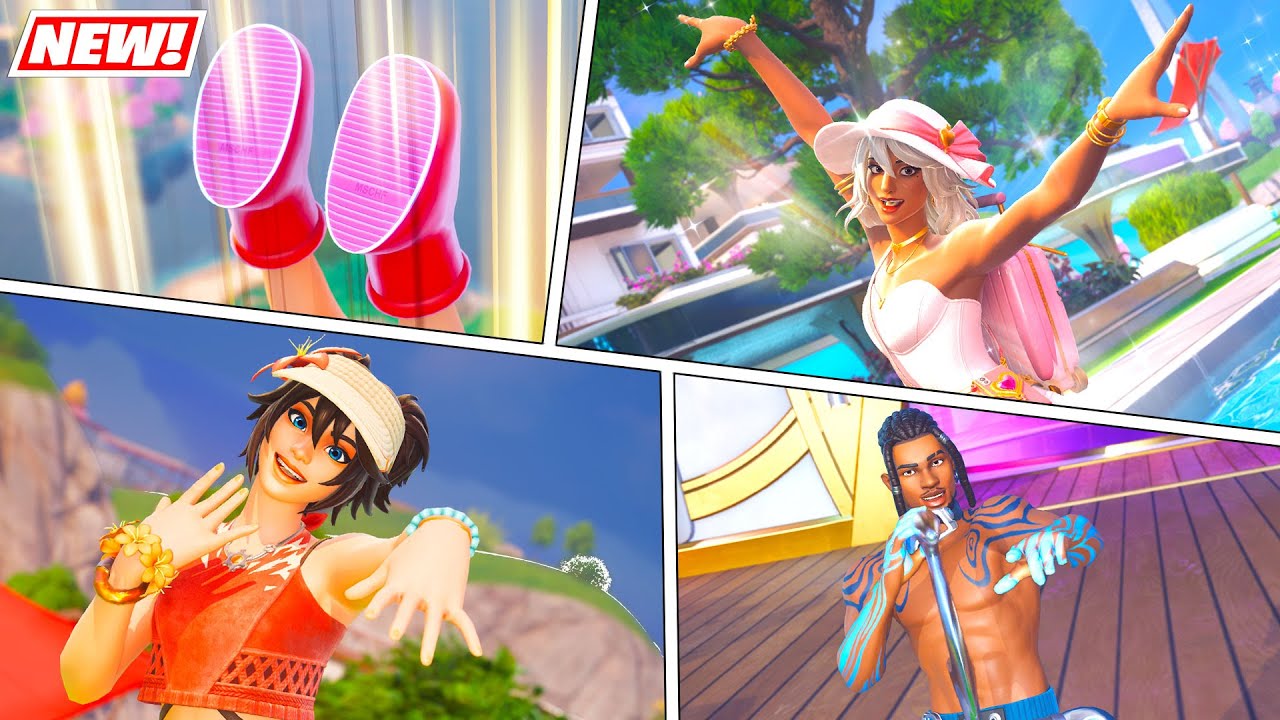 NEW Summer Ignition Pack GAMEPLAY Fortnite! (Heartseeker Aphrodite, Coastal Machinist & Trace)