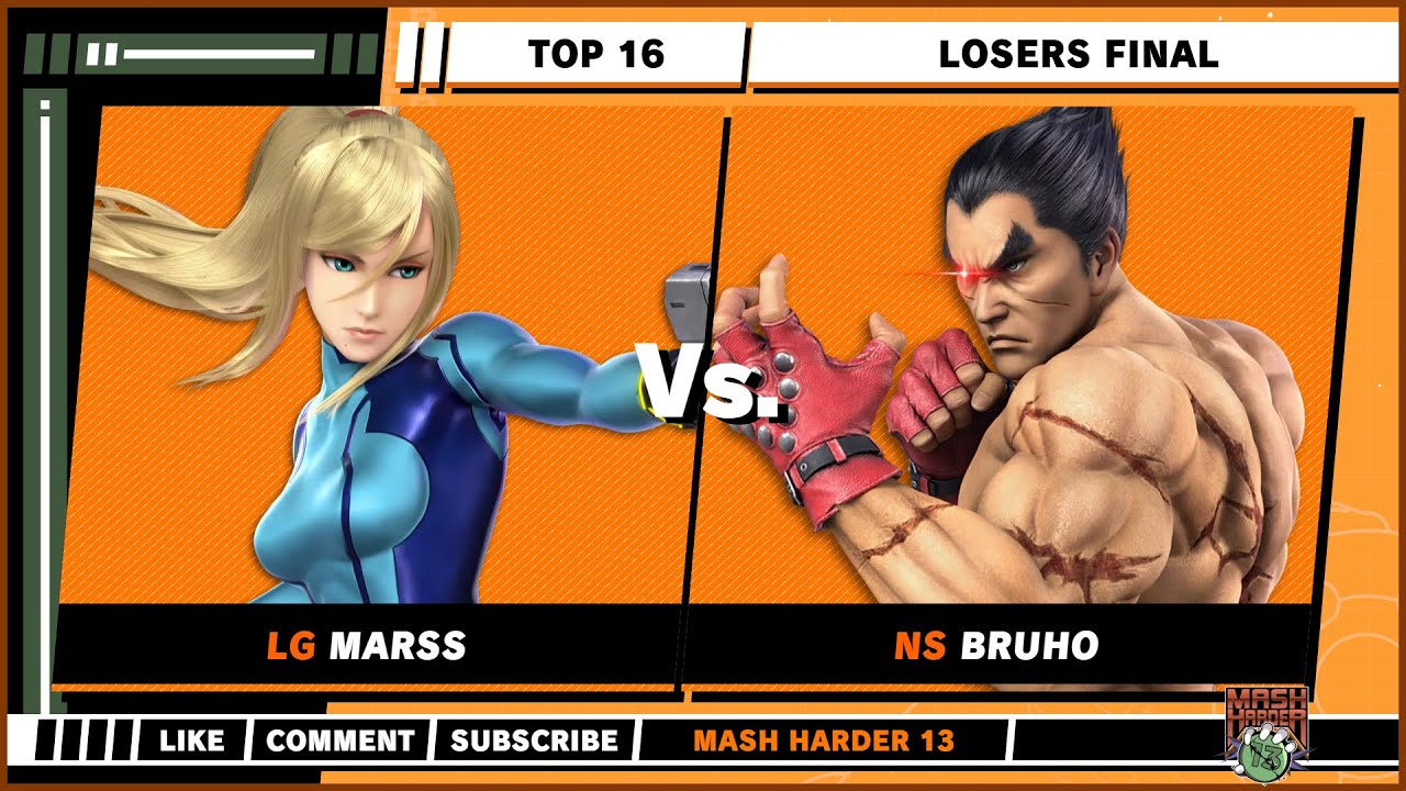 Mash Harder 13 - Финал проигравших - Марс (ZSS) против Брухо (К. Рул, Казуя) - Smash Ultimate Sin...