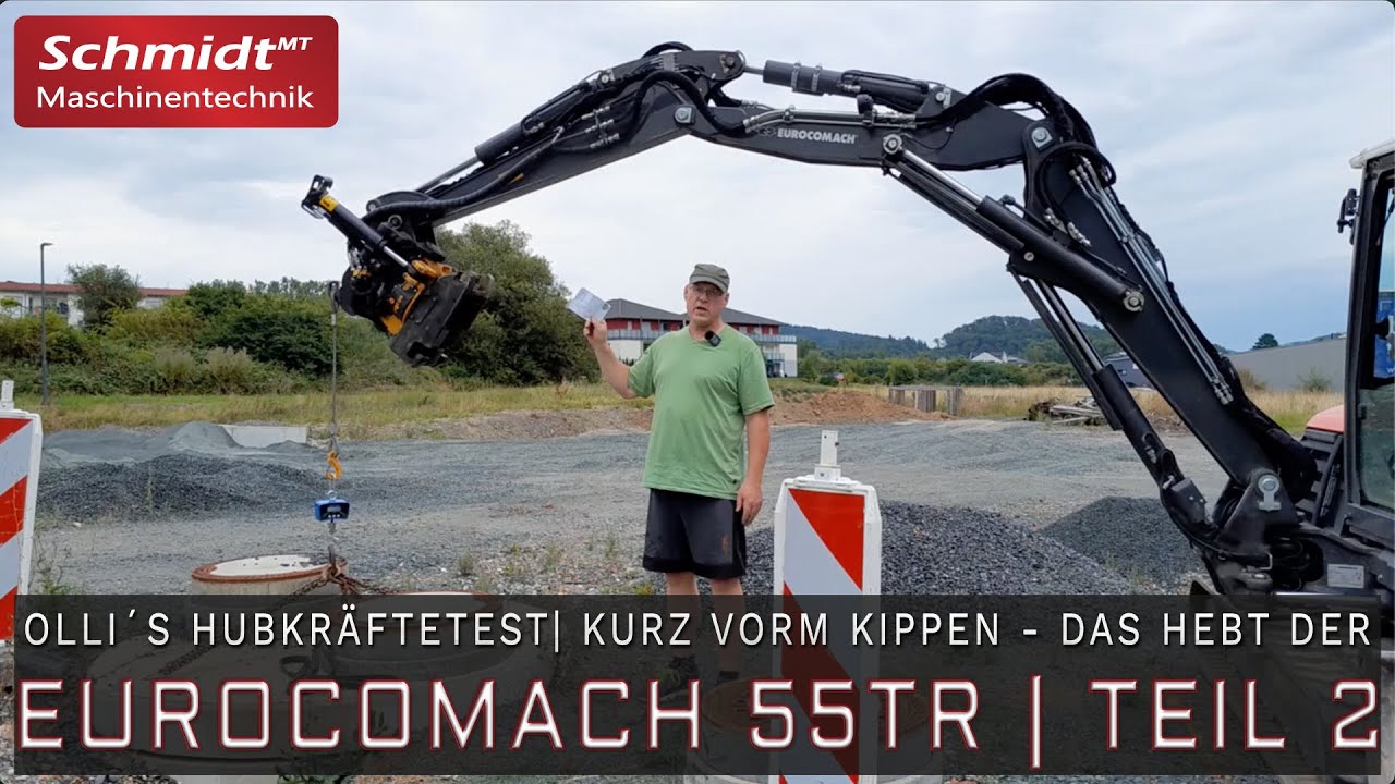 Olli´s Hubkräftetest | EUROCOMACH 55TR | Teil 2 | Schmidt Maschinentechnik