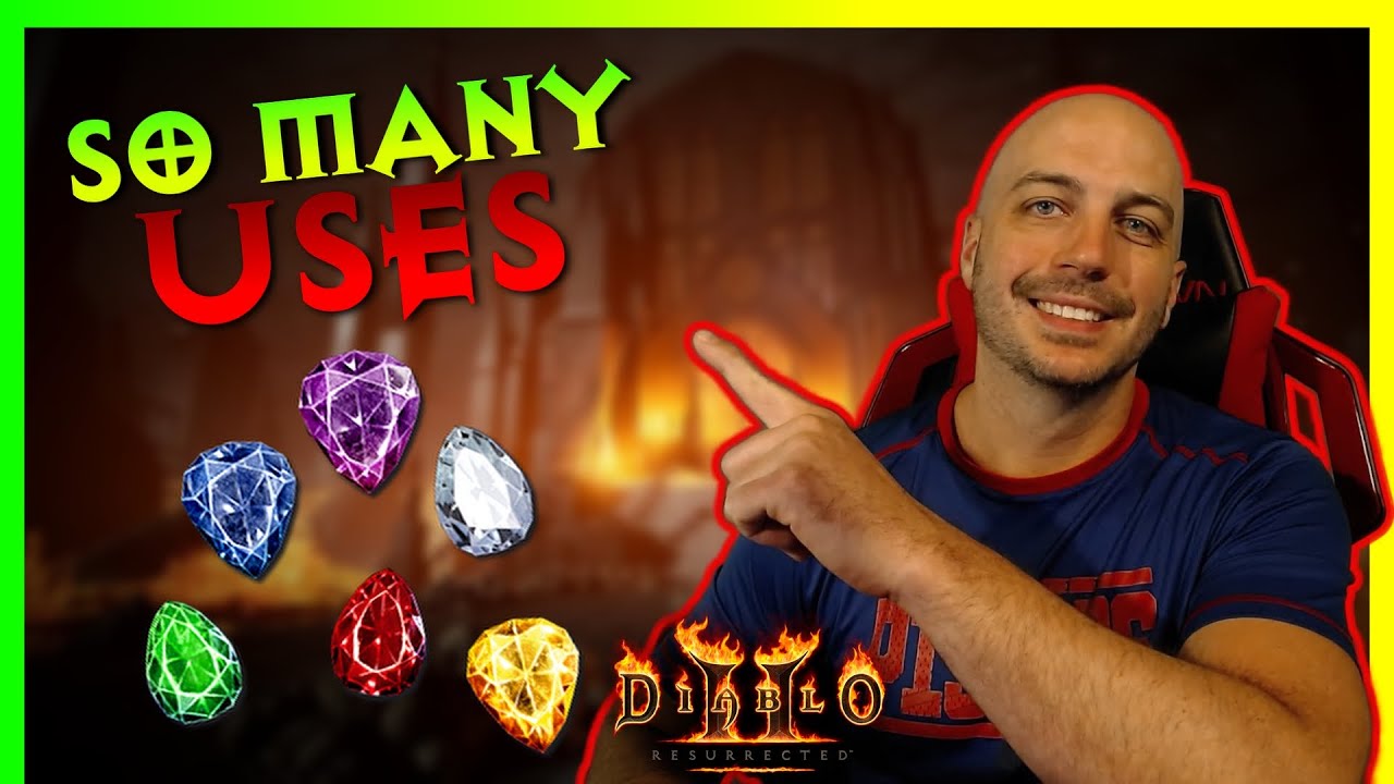 How To Use Perfect Gems to Make a GODLY Character - Diablo 2 Resurrected