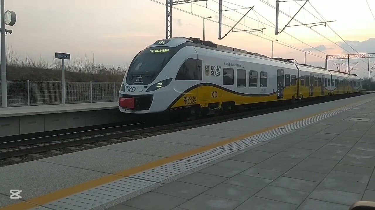 5 Pociągów na Stacji Kunice w Środę 11.03.2026r.