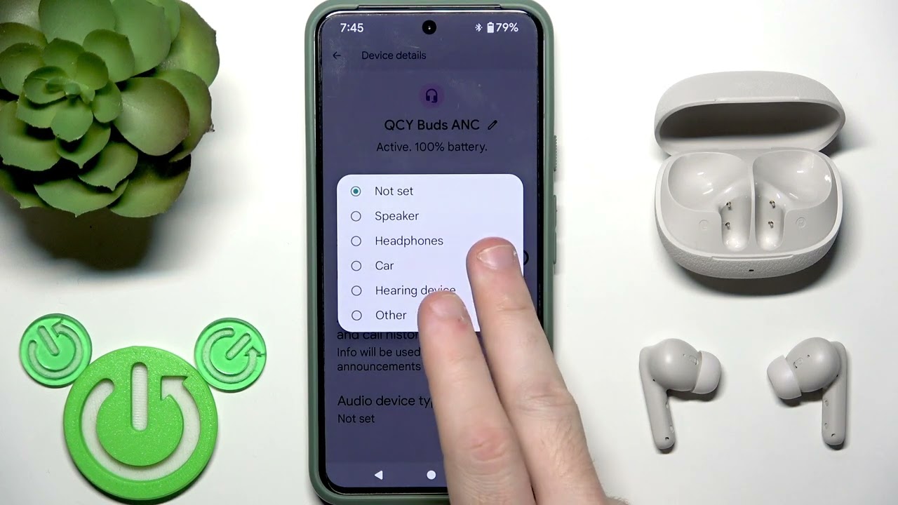 QCY Buds ANC &ndash; How to Set Device Type on Android