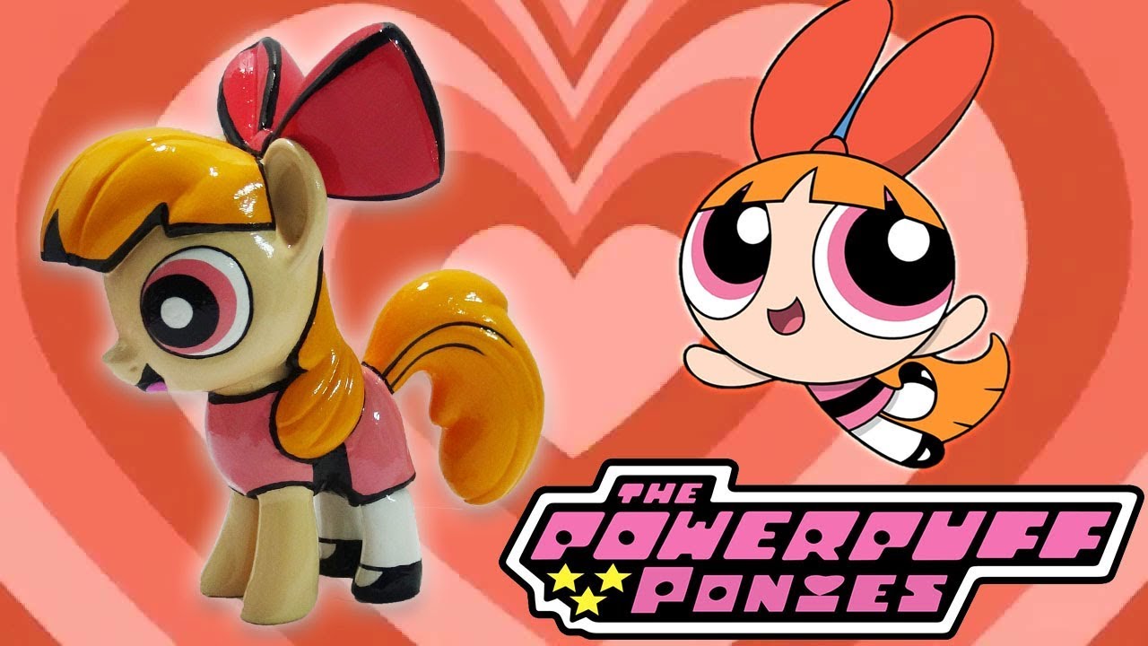 Custom BLOSSOM POWERPUFF GIRL PONY Tutorial DIY My Little Pony