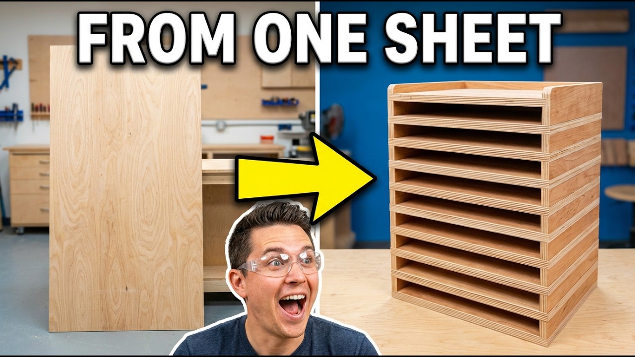 I Made 10 High-End Projects From One Sheet of Plywood
