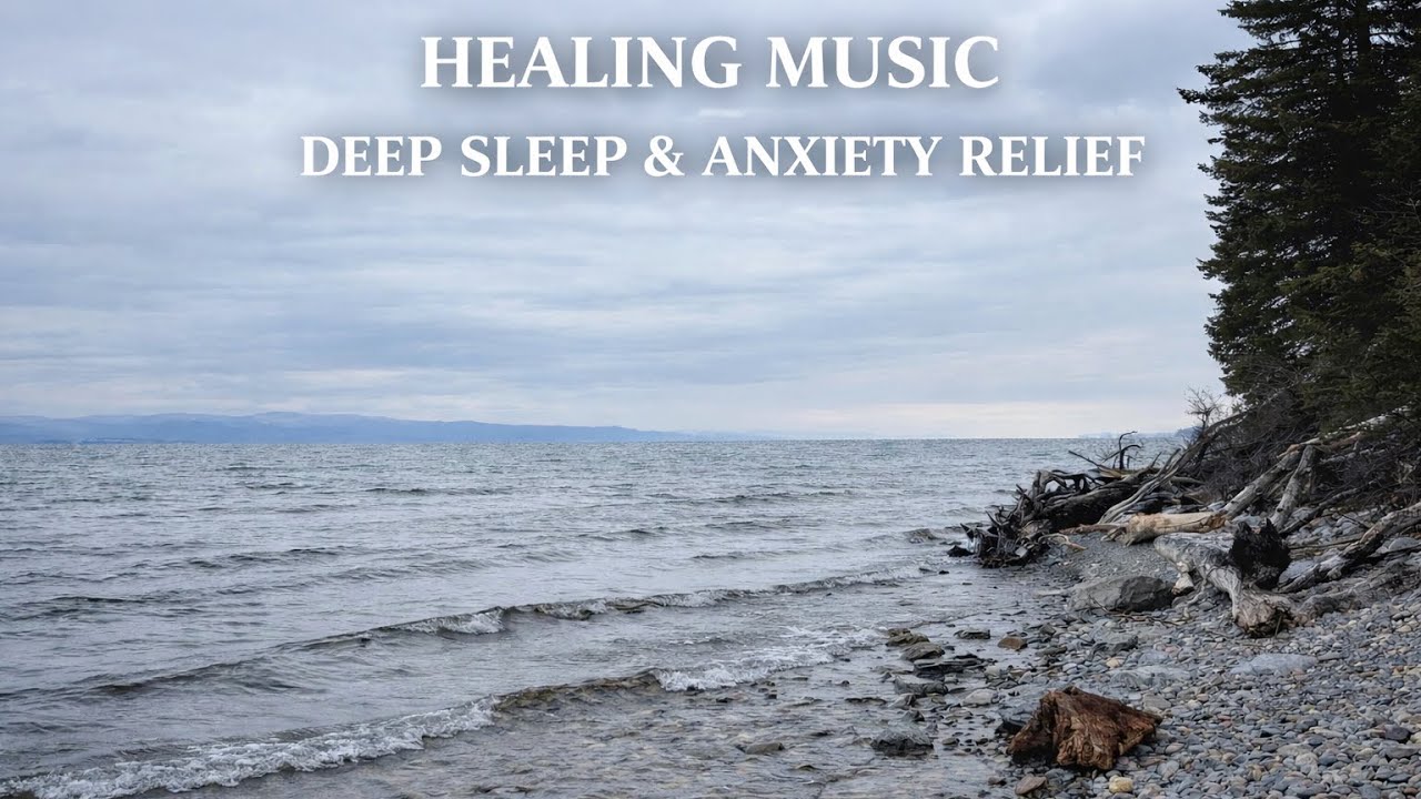 Anxiety relief, Deep sleep l Heavenly Harp & Piano for Deep Healing | Tide of Quiet II