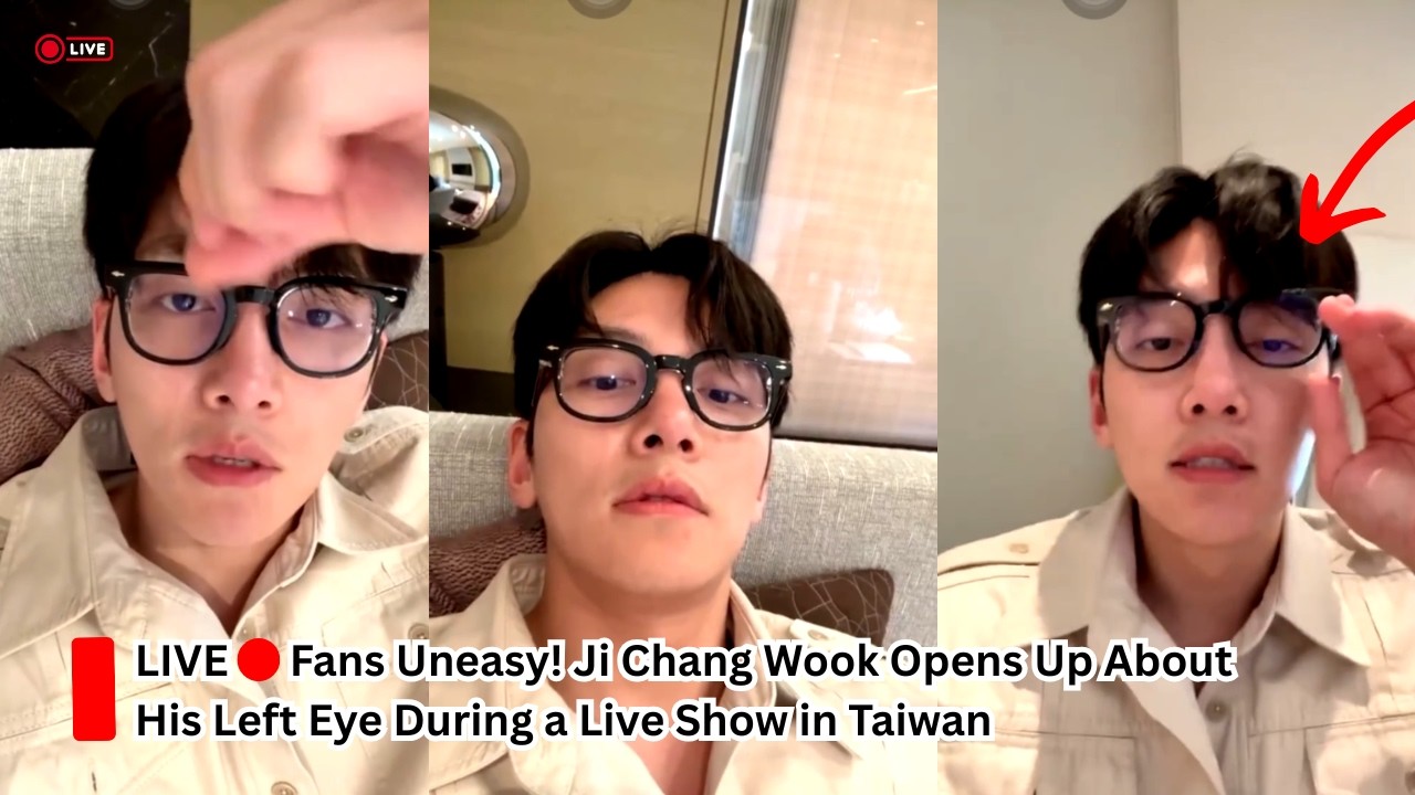 Fans Uneasy! Ji Chang Wook Opens Up About His Left Eye During a Live Show in Taiwan