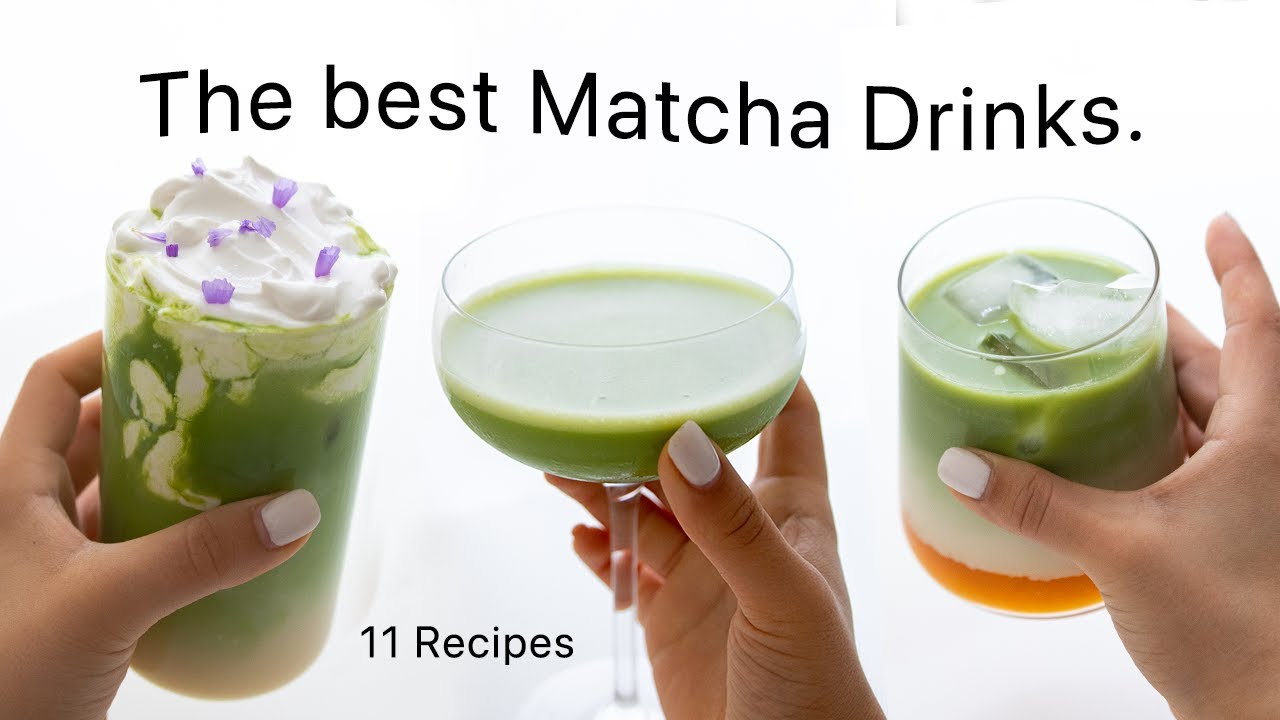 How to make Iced Matcha Latte - 8 Ways (quick & easy)