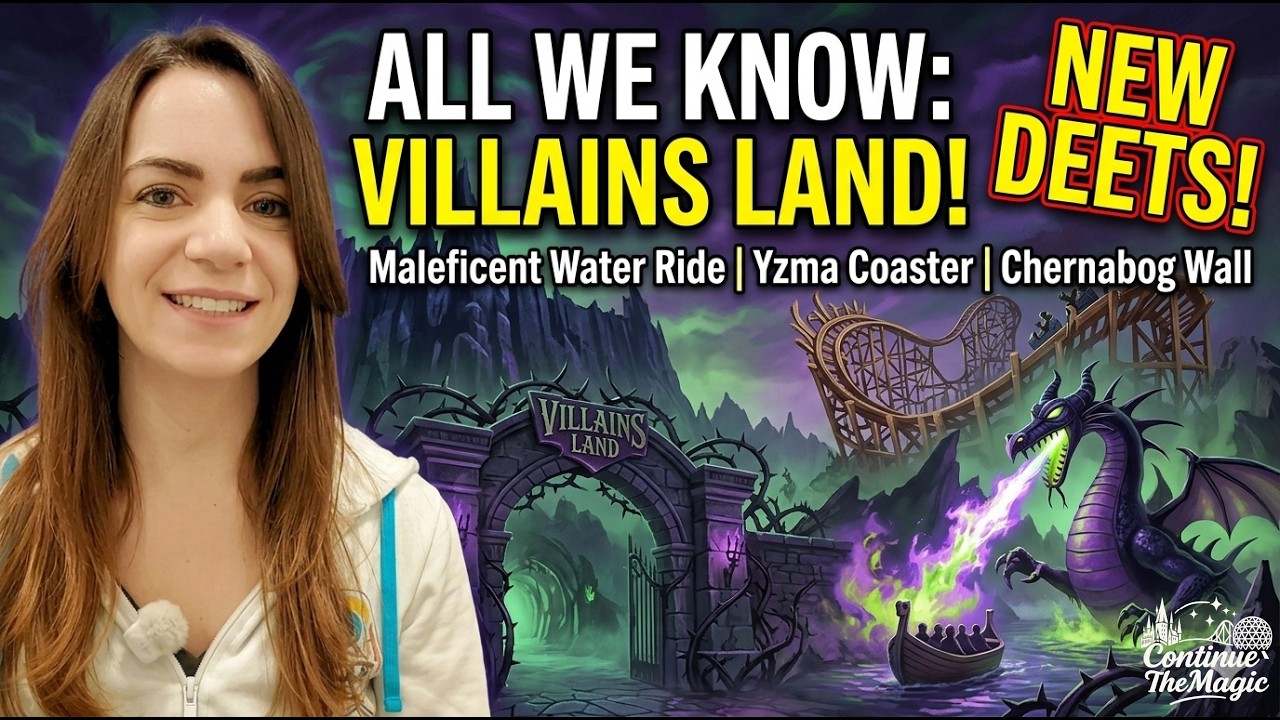 VILLAINS LAND: Everything We Know! (New Coaster & Ride Details)