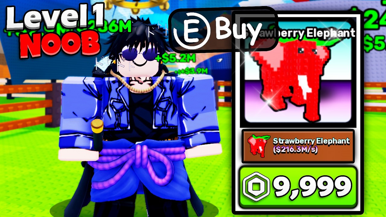 Начинаю нубом, но с имбовым питомцем в Steal an Egg в Roblox...