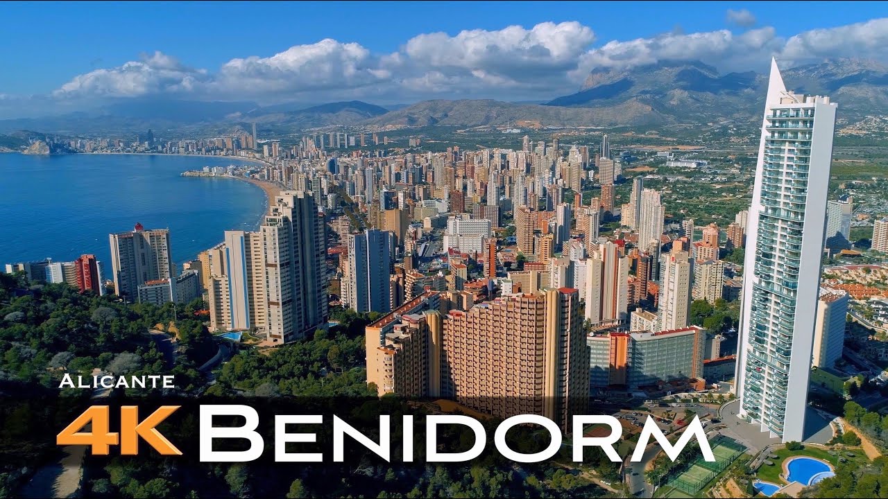 BENIDORM 🇪🇸 Alicante Valencia Aerial Drone 4K | Spain España