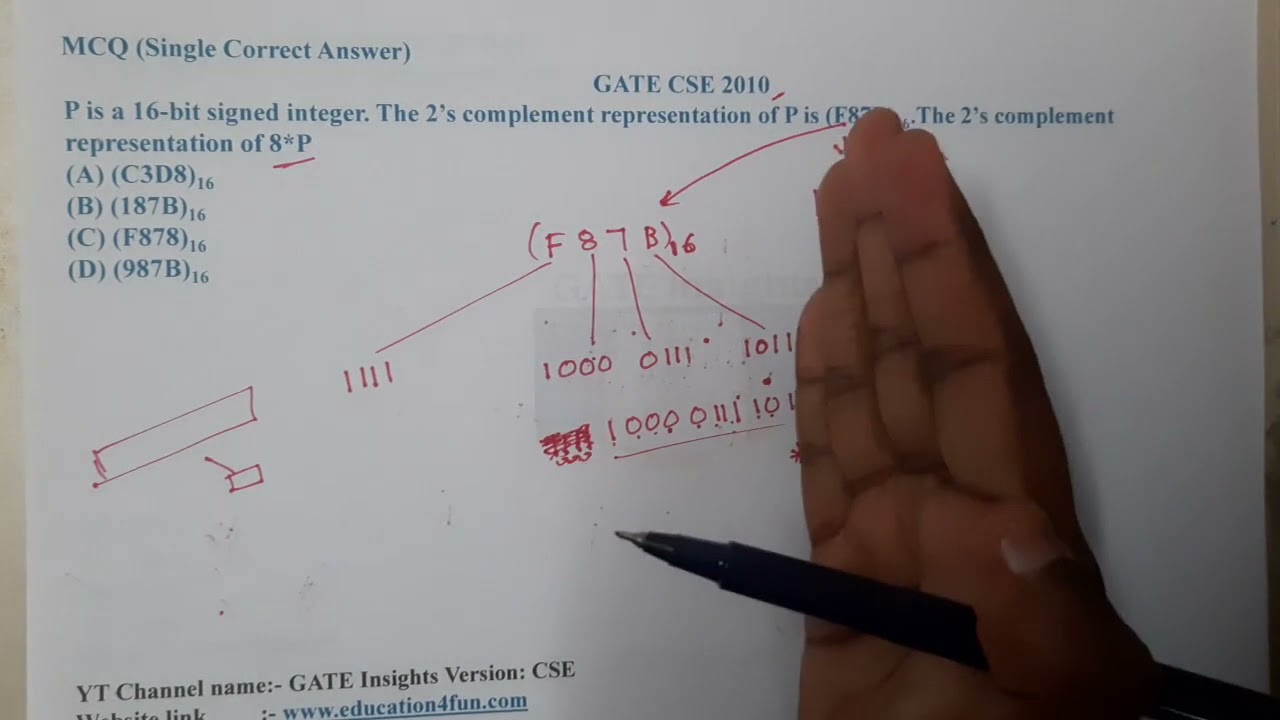 GATE CSE 2010 || Digital Electronics || GATE Insights Version: CSE
