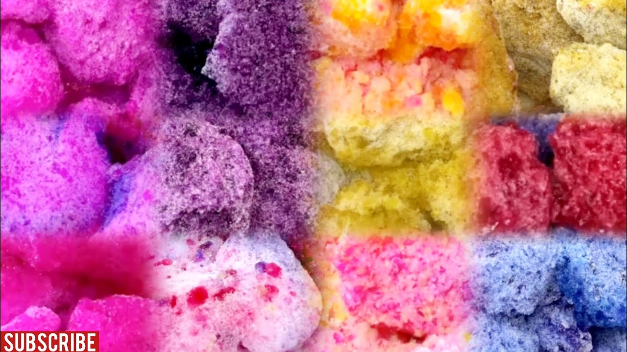REQUESTED VIDEO | ASMR QIAN RECENT & OLD MIX COLORFUL & PLAIN ICE CHUNKS EATING
