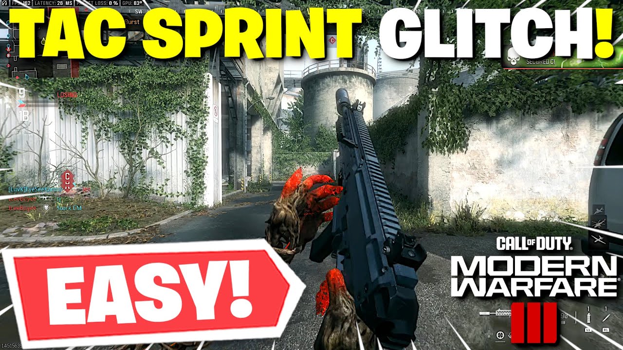 Modern Warfare 3 - Unlimited Tac Sprint GLITCH! How To Have Constant Tactical Sprint! (MW3)