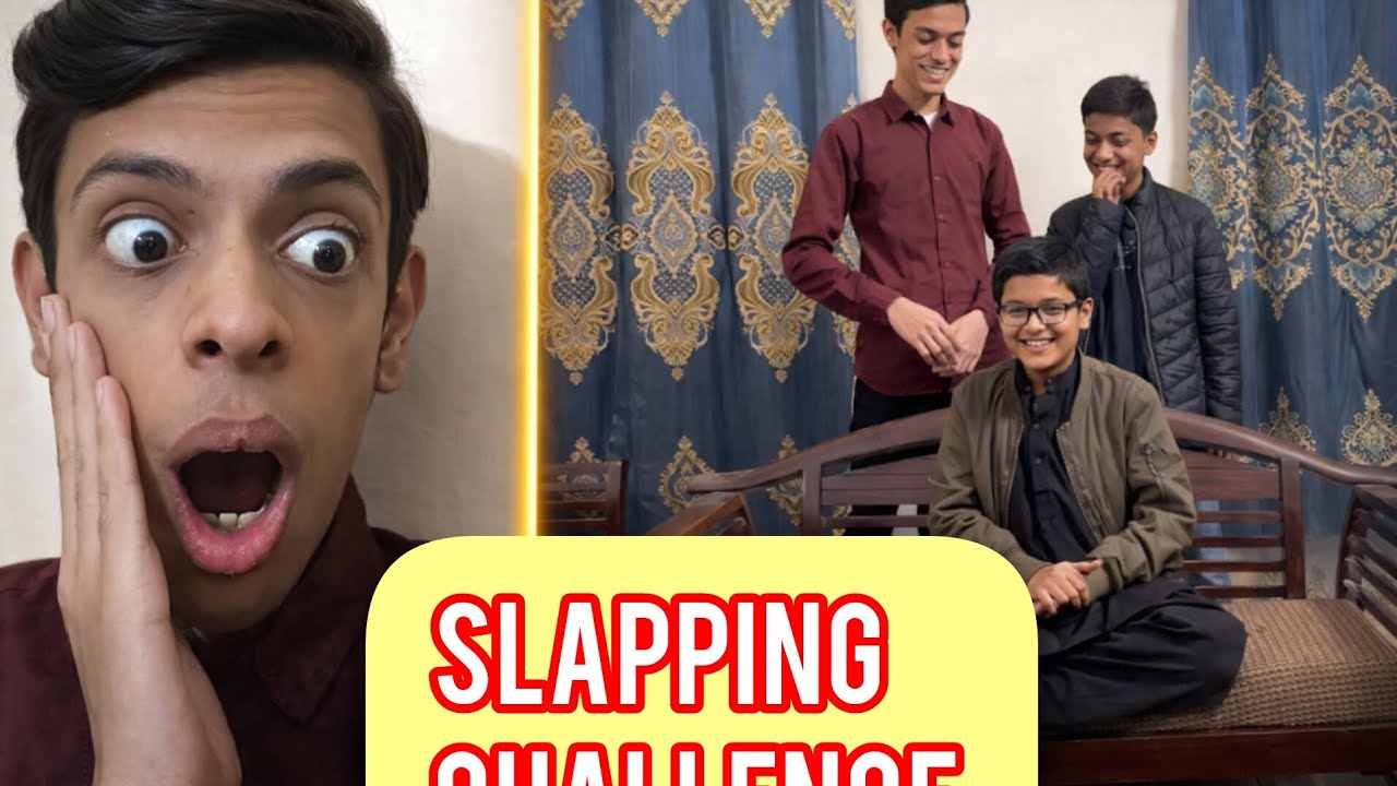 The most awaited slapping Challenge with my cosion 😱 subscribe to my channel ❤️ 💕 