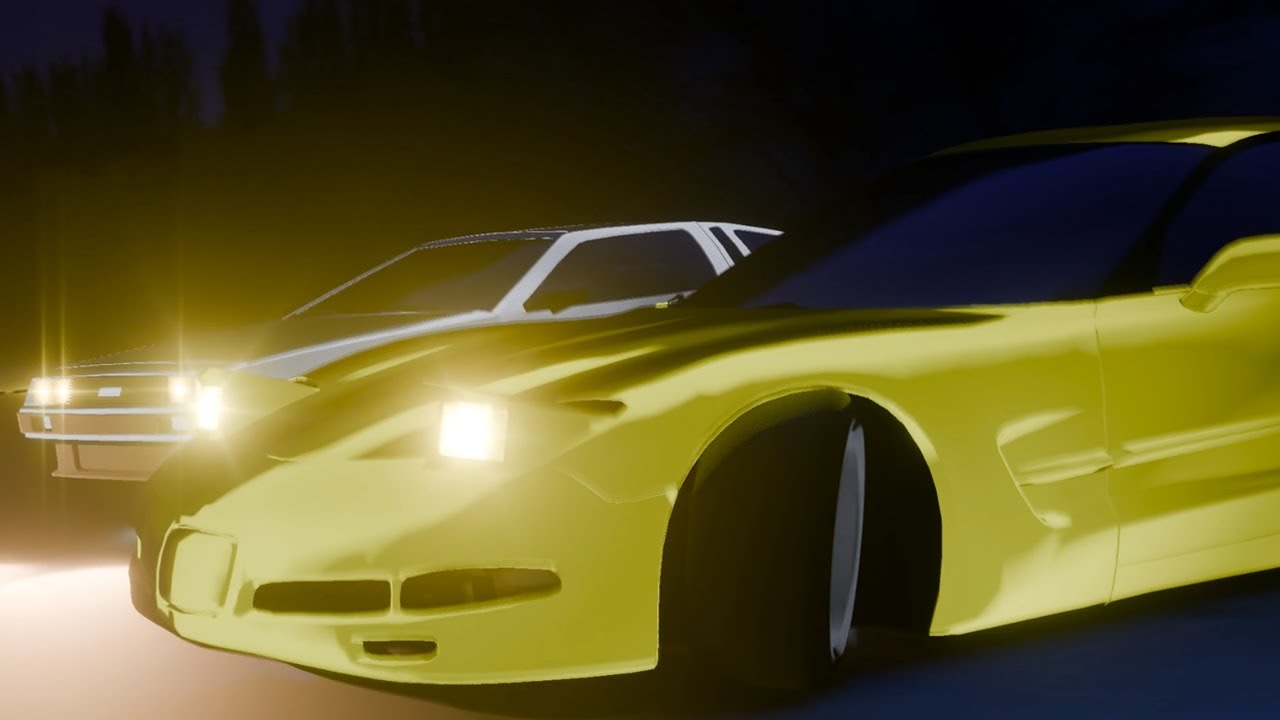 Initial D but in AMERICA【INITIAL D】【BLENDER】