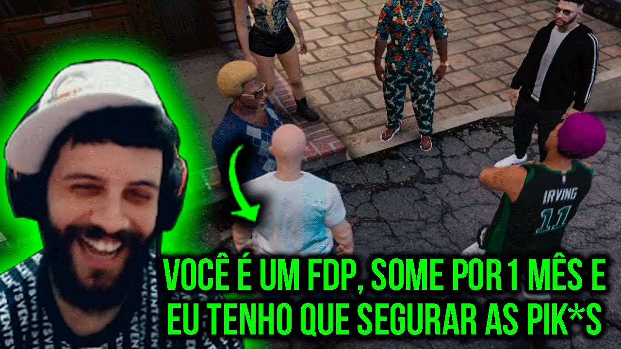 JACARÉ FICOU PISTOL4 E O DEFANTE NÃO SEGUROU O RISO (LARISSO MAMOELA 12) | GTA RP