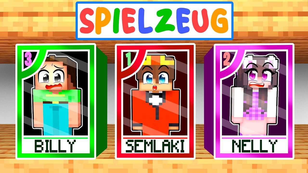 Wir Verwandeln uns in SPIELZEUG in Minecraft!