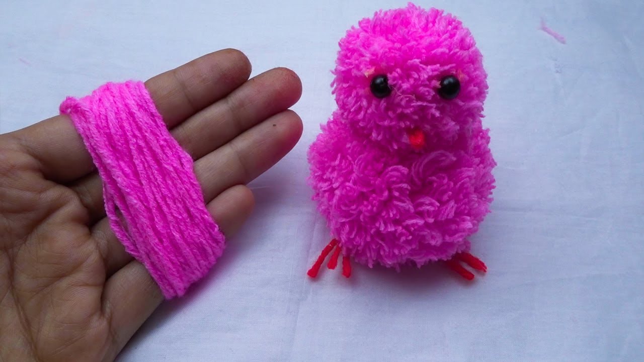 Hand Embroidery Craft | Amazing Woolen Craft Idea for Beginner | Super Easy Woolen Craft Design