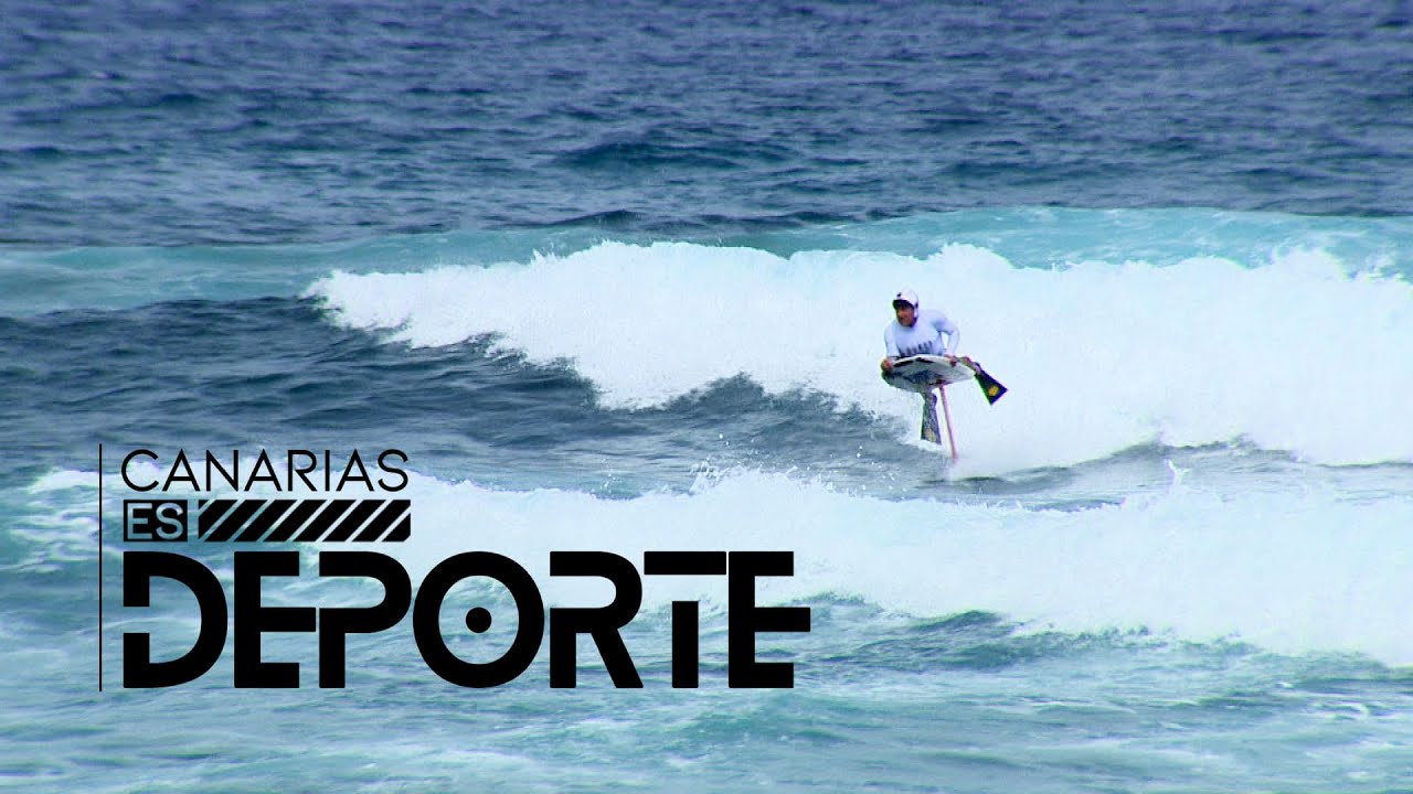 REPORTAJE CED - Dos canarios impulsan el bodyboard foil
