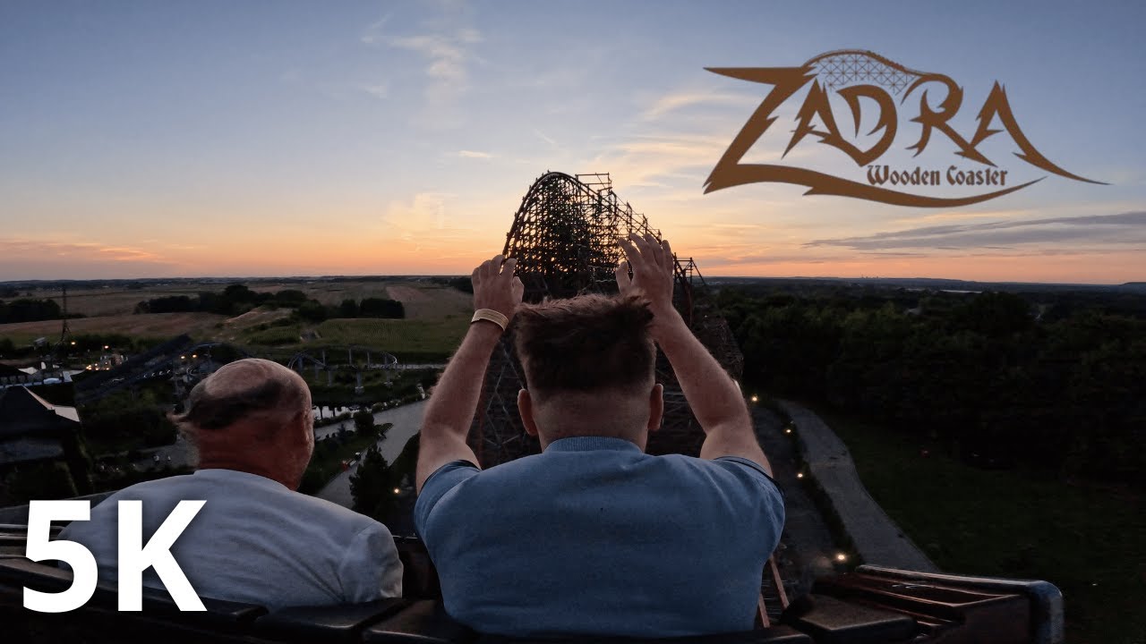 Zadra POV 5K60 FPS // Energylandia - Backseat, (sunset)