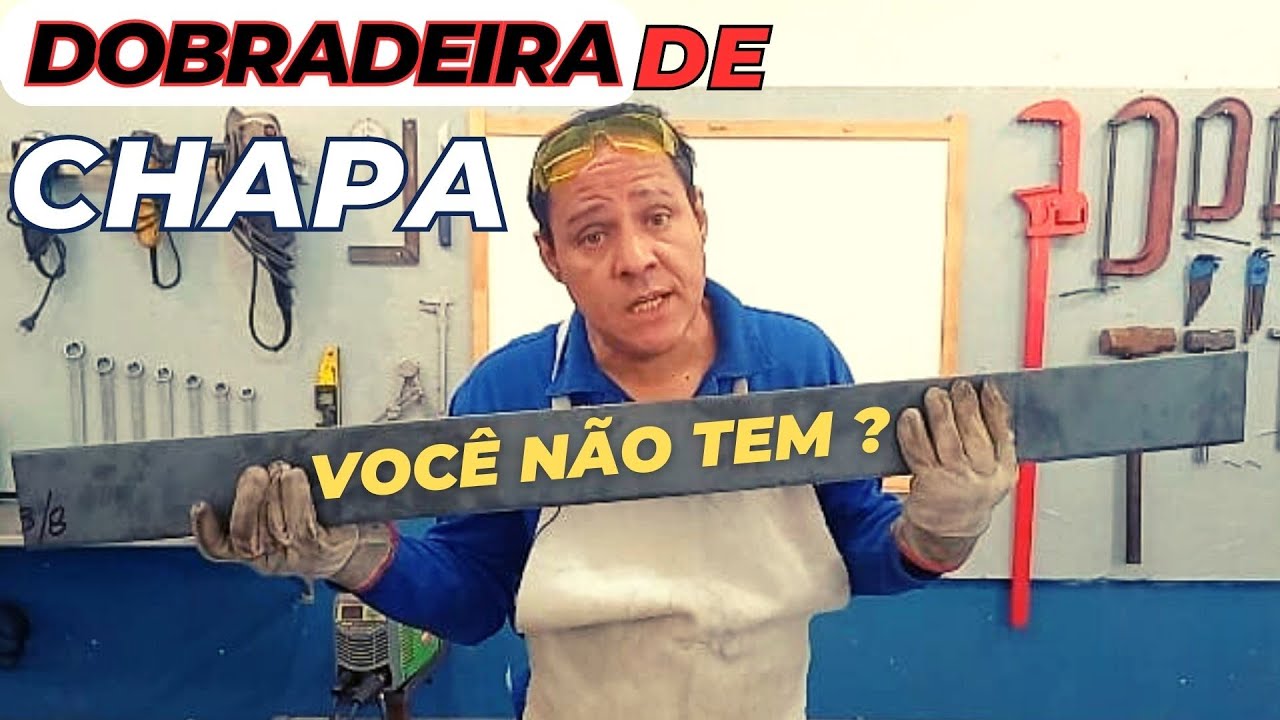 ✅Como fazer dobradeira de chapa Manual passo a passo?