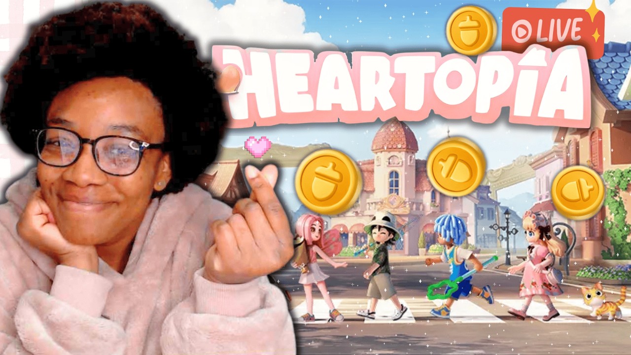 Trying to make money in Heartopia and daily activities!!! 💖💖💖