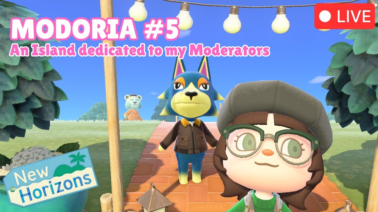 Modoria #5 Creating an Island for my Moderators 🔧 | ACNH Livestream 🏝️ | Let's Play 🎮