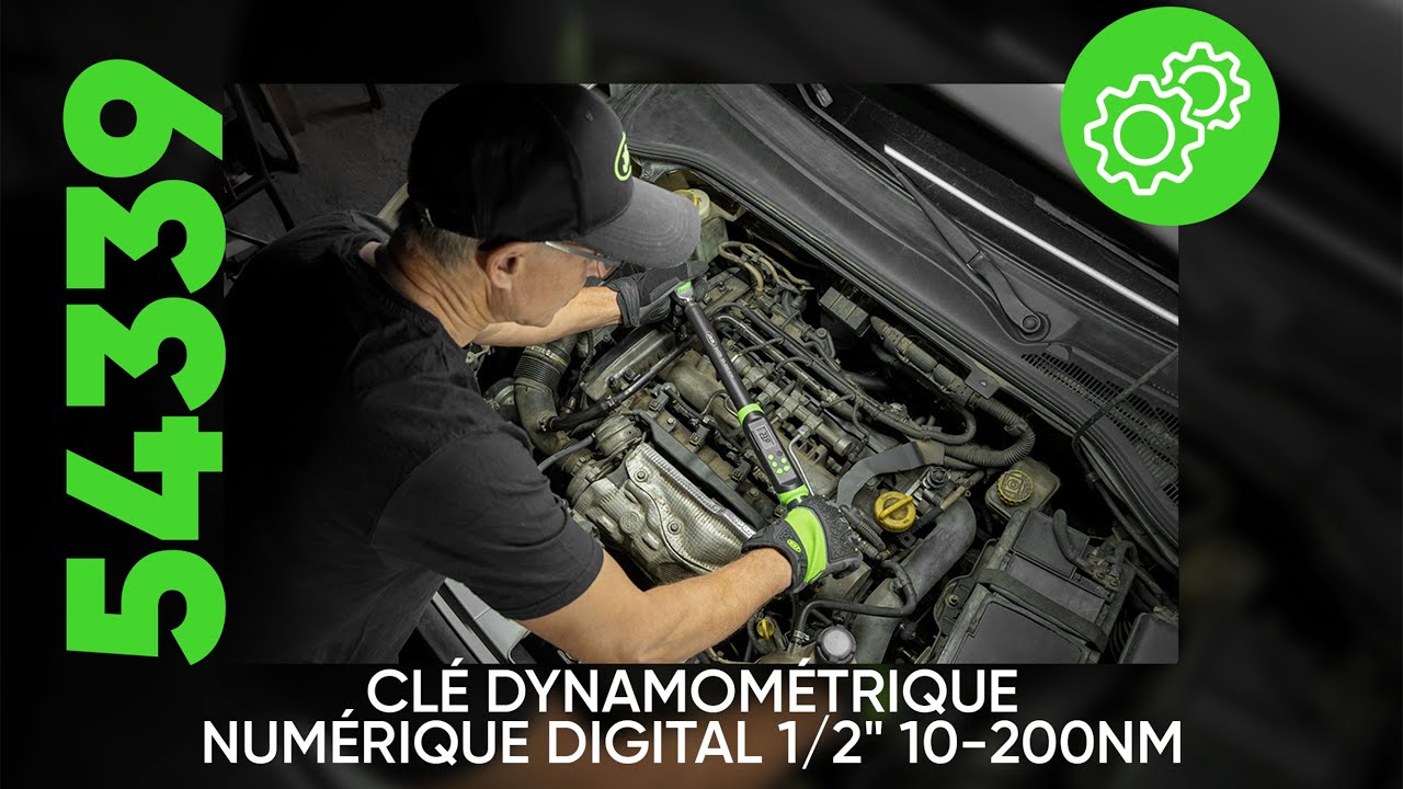 COMMENT UTILISER LA CLÉ DYNAMOMÉTRIQUE NUMÉRIQUE REF. 54339