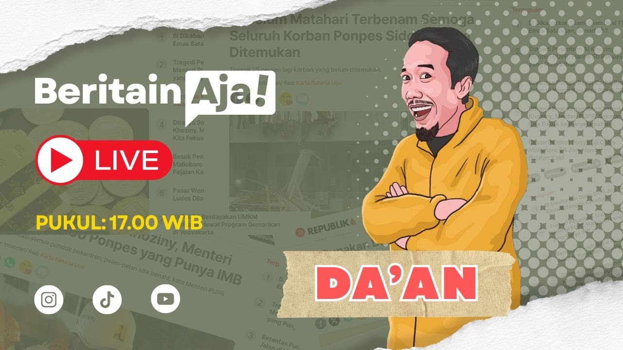 🔴 LIVE! Banjir Jakarta Hingga Nasib Guru Honorer