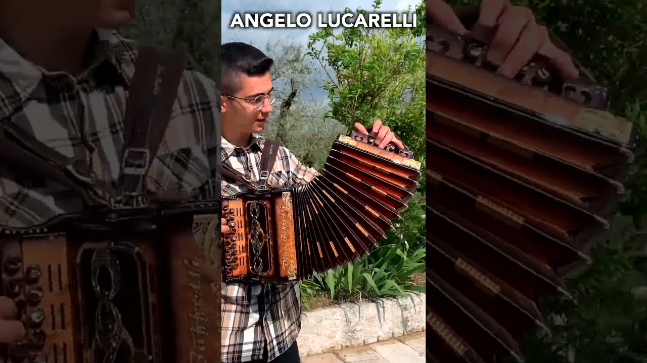 Polka Teramana eseguita con l'organetto da Angelo Lucarelli #shorts
