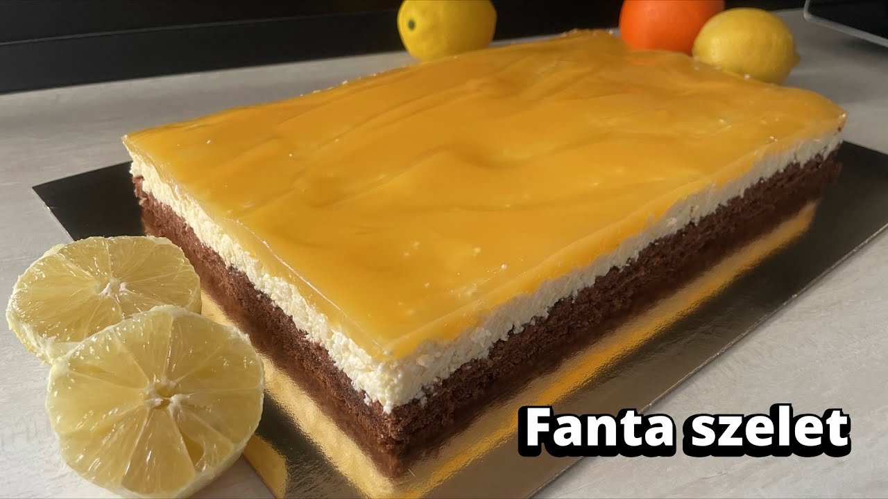 Fanta szelet 🍊🍋 Üdítő szelet