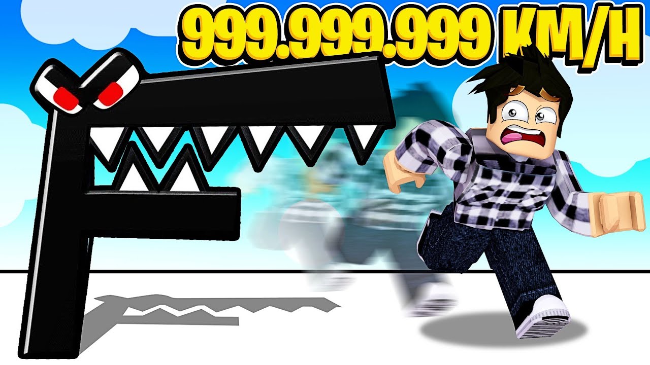 LE PLUS RAPIDE DANS LA COURSE DE ALPHABET LORE 999.999.999 КМ/H CHALLENGE !