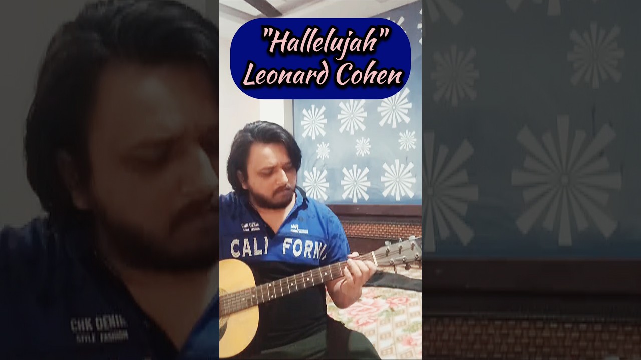 Day 208 of iconic riff | Hallelujah by Leonard Cohen | acoustic guitar🎸