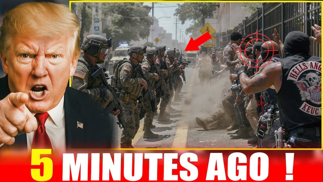 Hells Angels and Mexican Cartels ATTACK ICE in Chicago - Marines K*ll Them Instantly...!