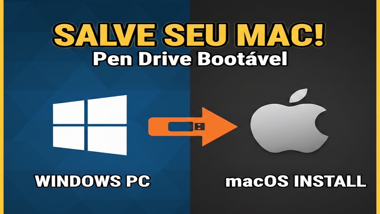 Como criar Pendrive Bootável do macOS no Windows (Passo a Passo)