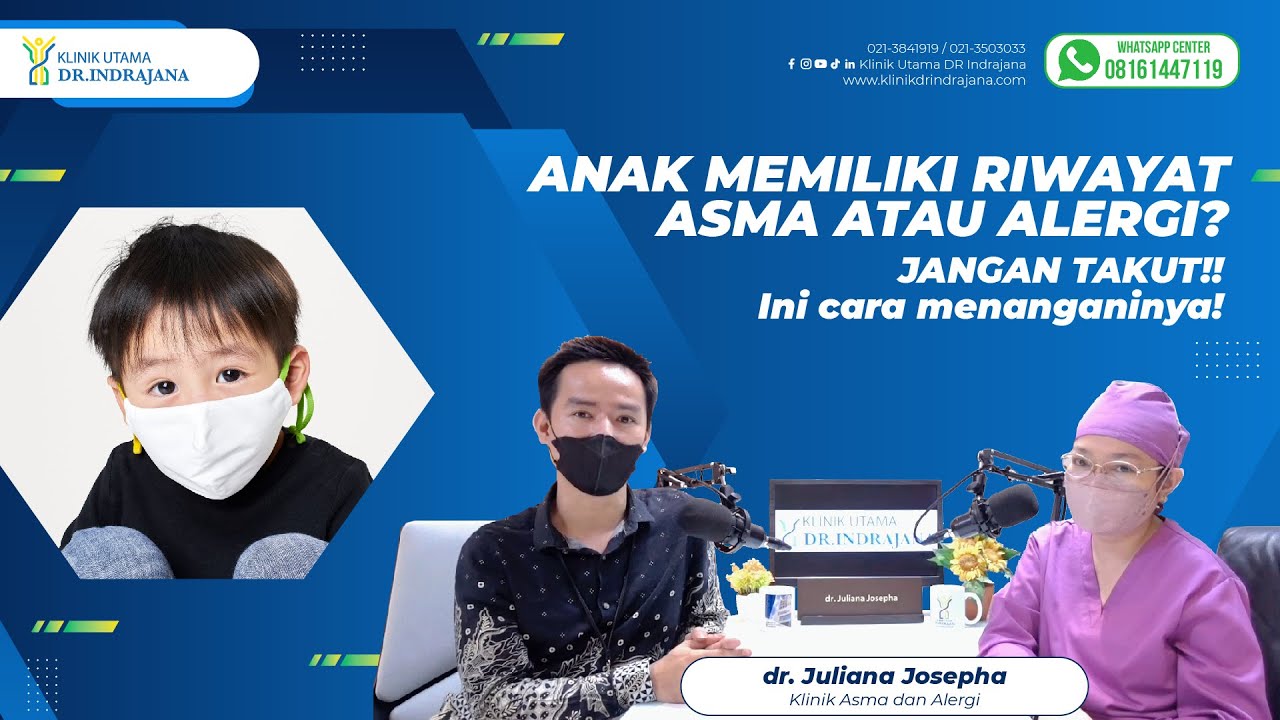 ANAK MEMILIKI RIWAYAT ASMA ATAU ALERGI? JANGAN TAKUT, INI CARA MENANGANINYA!