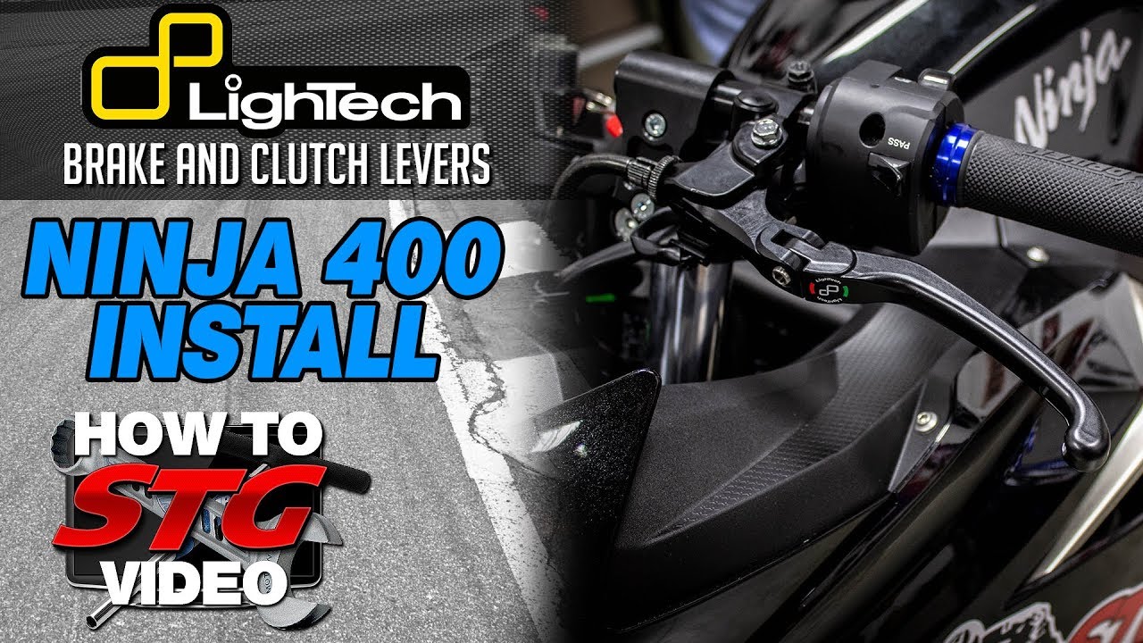 Lightech Kawasaki Ninja 400 Brake and Clutch Levers | Sportbike Track Gear