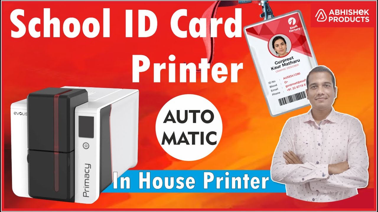 🏫 Best ID Card Printer For Schools & Colleges | In-House PVC ID Card Printer | AbhishekID.com