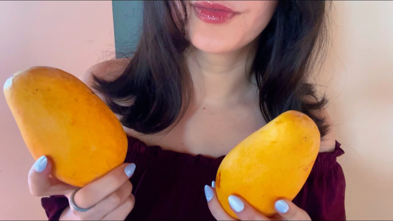 Asmr comiendo mango 😴🥭 eatingsounds