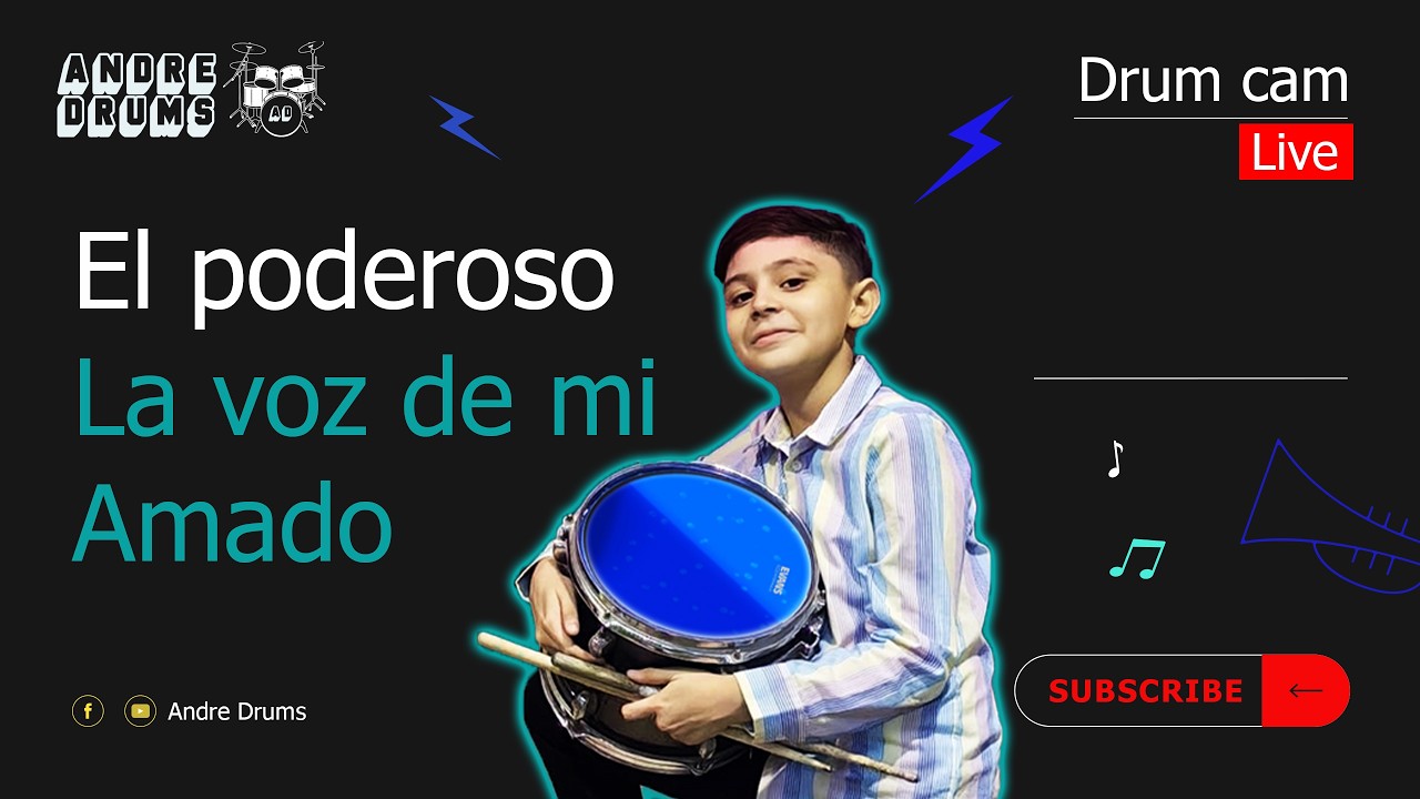 El poderoso de Israel // La voz de mi Amado // Drum Cam live #drumcover