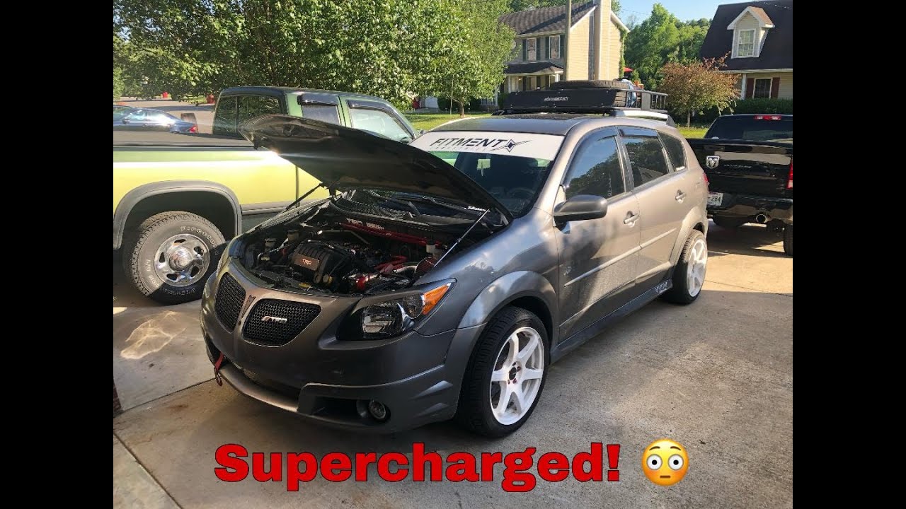 Supercharged Pontiac Vibe Wheel and Brake Drum Swap