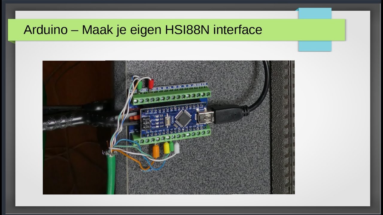Arduino DCC-EX deel 18 - HSI88N interface met een Arduino Uno of Nano