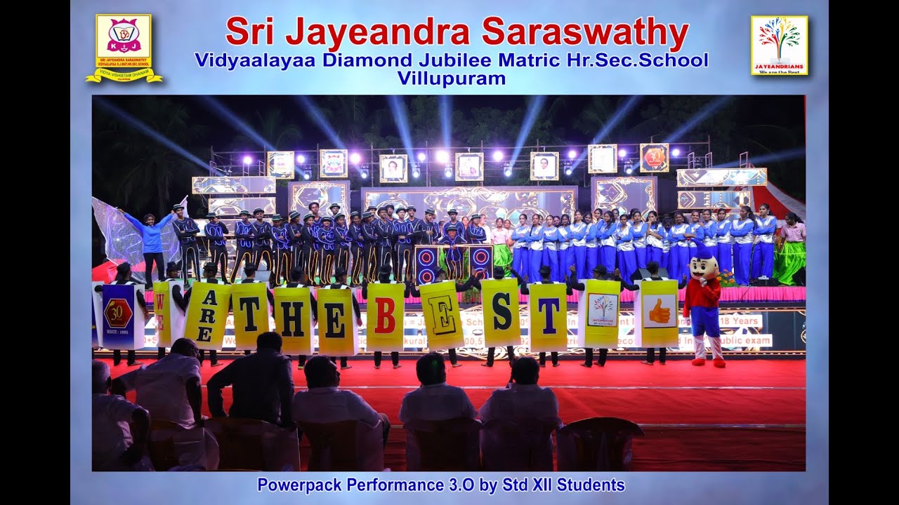 POWER PACK PERFORMANCE | JAYEANDRA SCHOOL VILLUPURAM | 30th JAYEANDRIANS Day Celebration