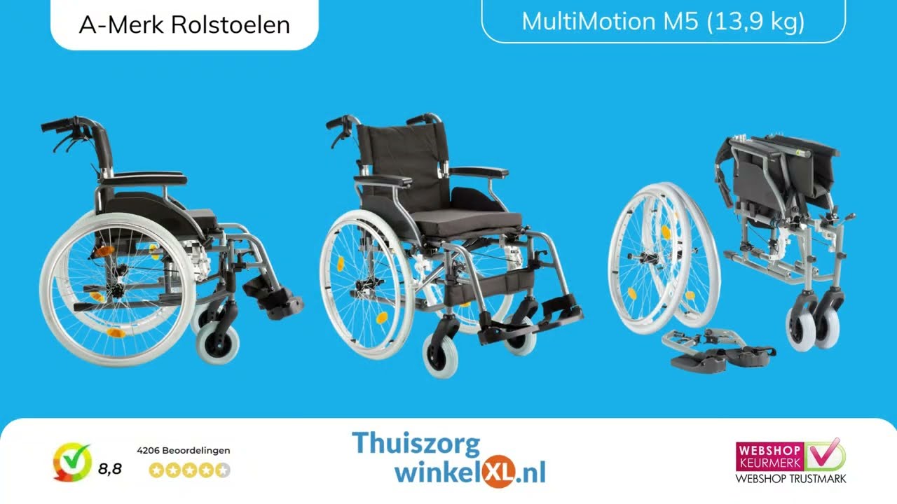 Rolstoel kopen? De beste rolstoelen bij Thuiszorgwinkelxl.nl