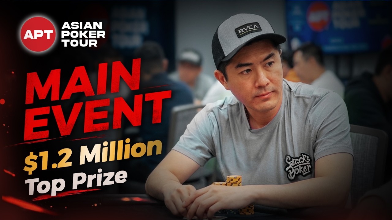 Flopped Trips in a brutal ALL IN hand | APTC Main Event